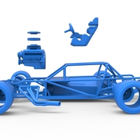 Vintage Asphalt Modified stock car Base 1:25 - Thumbnail 24