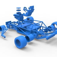 Vintage Asphalt Modified stock car Base 1:25 - Thumbnail 25