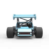 Vintage Asphalt Modified stock car V2 with wing 1:25 - Thumbnail 7