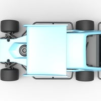 Vintage Asphalt Modified stock car V2 with wing 1:25 - Thumbnail 11