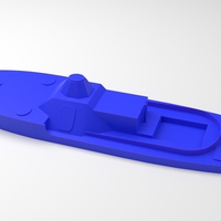 Old Small Armored River MineSweper Simple - Thumbnail 3