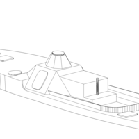 Old Small Armored River MineSweper Simple - Thumbnail 9