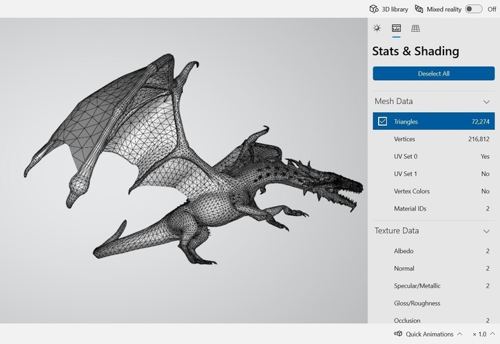 Red Dragon 3D Model Ready to Print 3D Print 535212