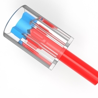 click pen mechanism 10 mm diameter - Thumbnail 6