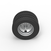 2 Hole double wheel of trailer Scale 1:25 - Thumbnail 6