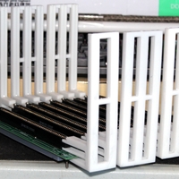9-Slot Card Guide for Bottom & Mid Flange Edge Connectors - Thumbnail 2