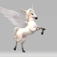 Small Character Fantasy Unicorn 3D Model Ready to Print 3D Printing 535250