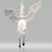 Character Fantasy Unicorn 3D Model Ready to Print - Thumbnail 4