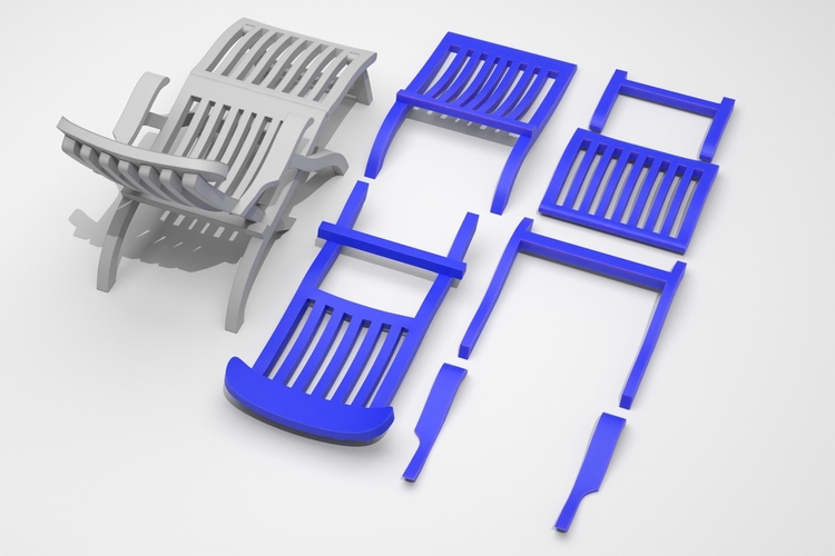 Deck Chair Titanic 3D Print 535296