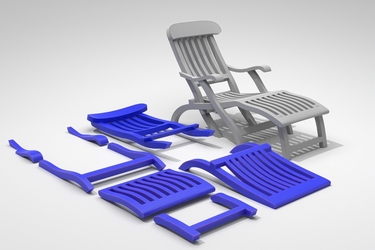 Deck Chair Titanic 3D Print 535297