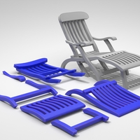 Small Deck Chair Titanic 3D Printing 535297