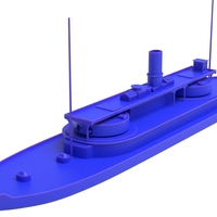 Small HMVS Cerberus Monitor simple 3D Printing 535308