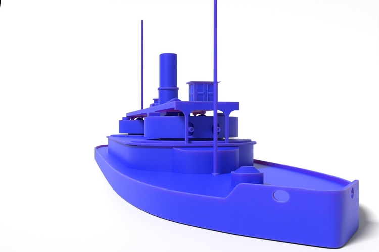 HMVS Cerberus Monitor simple 3D Print 535310