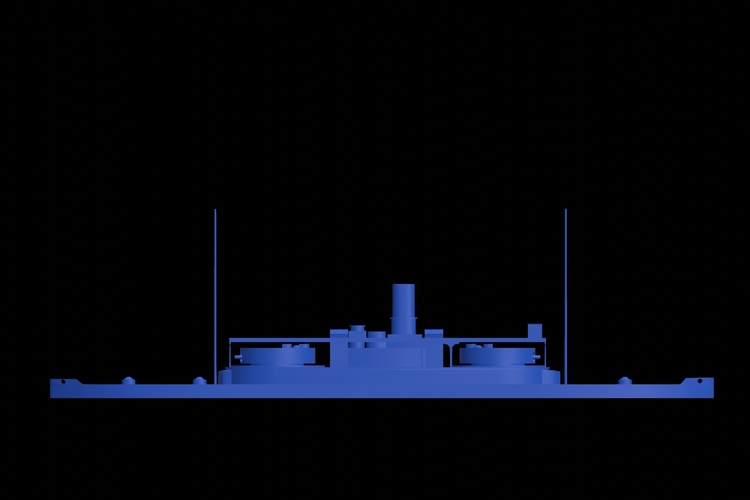 HMVS Cerberus Monitor simple 3D Print 535313