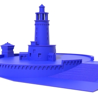 Small Lighthouse in Kolobrzeg 3D Printing 535321