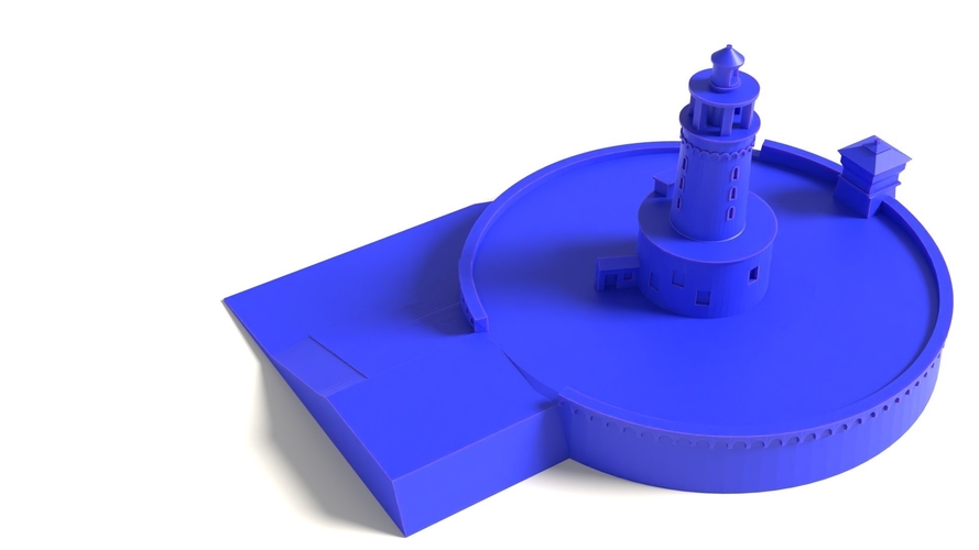 Lighthouse in Kolobrzeg 3D Print 535322