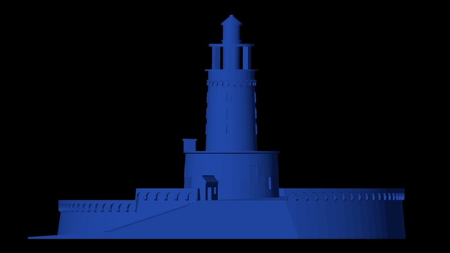 Lighthouse in Kolobrzeg 3D Print 535325