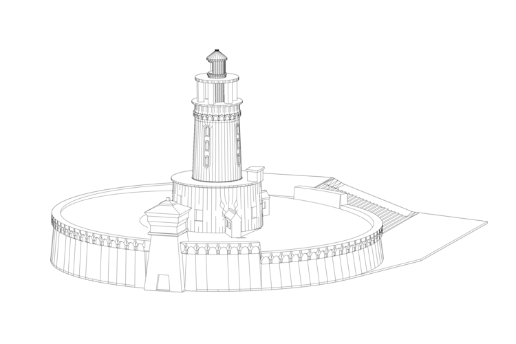 Lighthouse in Kolobrzeg 3D Print 535327