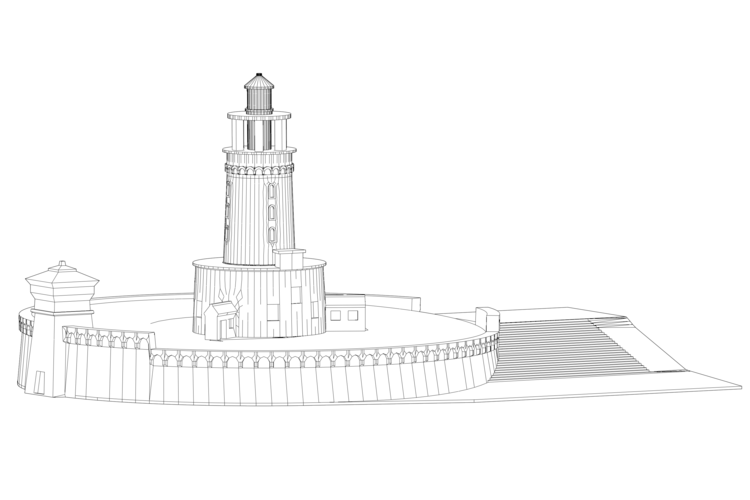 Lighthouse in Kolobrzeg 3D Print 535328