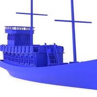 Small Pirate - a cruise ship from Kolobrzeg - Baltic Sea 3D Printing 535334