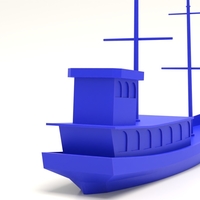 Pirate - a simple model of a cruise ship from Kolobrzeg Baltic - Thumbnail 3