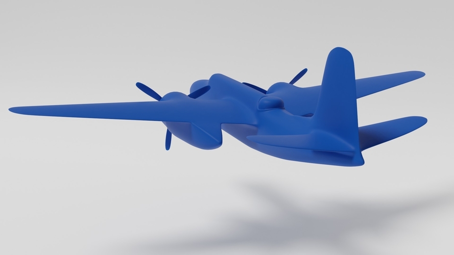 Douglas DB-7 A-20 Havoc Boston - simple 3D Print 535355