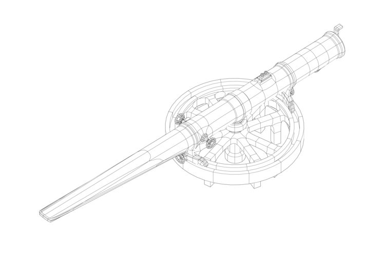 French torpedo tube from the beginning of the 20th century 3D Print 535419