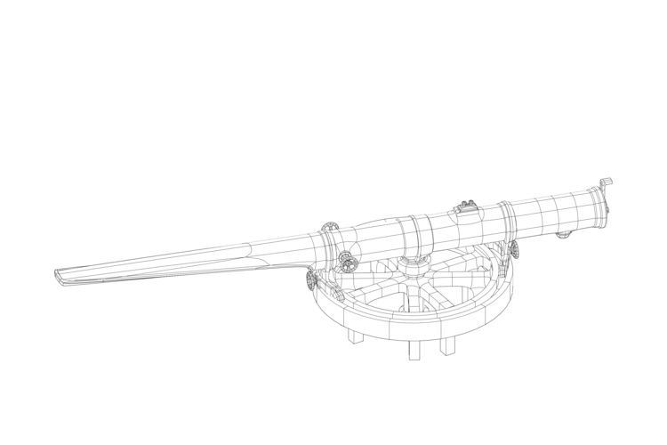 French torpedo tube from the beginning of the 20th century 3D Print 535420