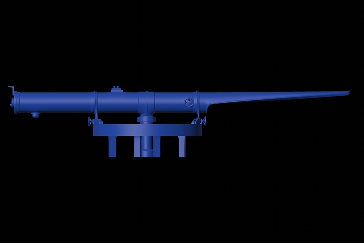 French torpedo tube from the beginning of the 20th century 3D Print 535425