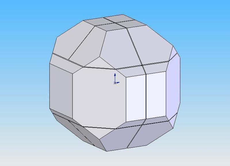 Truncated Rhombic Dodecahedron Puzzle - Pinshape