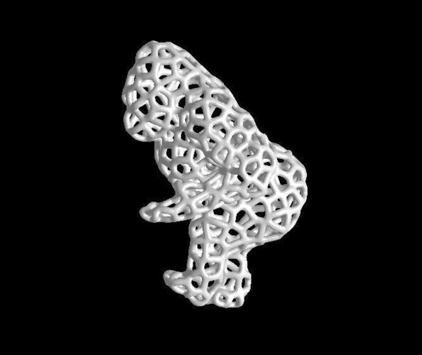 voronoi walking gorilla 3D Print 53566