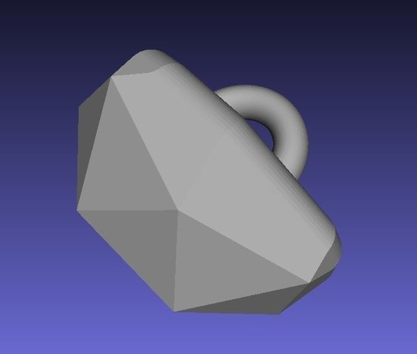 MakerTree 3D: Crystal Button 3D Print 53577