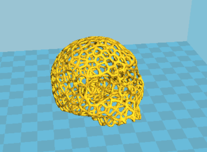 Voronoi skull 3D Print 53584