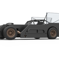 Outlaw Figure 8 Modified stock car 1:25 - Thumbnail 2