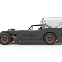 Outlaw Figure 8 Modified stock car 1:25 - Thumbnail 9