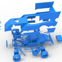 Outlaw Figure 8 Modified stock car 1:25 - Thumbnail 20