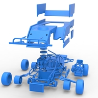 Outlaw Figure 8 Modified stock car 1:25 - Thumbnail 21