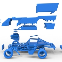 Outlaw Figure 8 Modified stock car 1:25 - Thumbnail 22