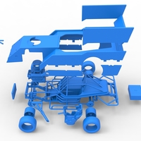 Outlaw Figure 8 Modified stock car 1:25 - Thumbnail 23