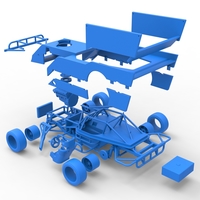 Outlaw Figure 8 Modified stock car 1:25 - Thumbnail 24