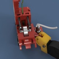 E3D v6 Extruder for Flexi filament + proximity sensor  - Thumbnail 2