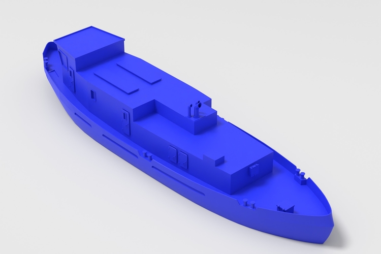 European river Icebreaker modern simple 3D Print 536415