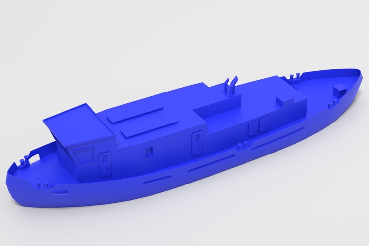 European river Icebreaker modern simple 3D Print 536417