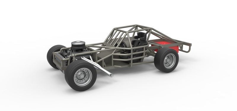 Outlaw Figure 8 Modified stock car Base 1:25