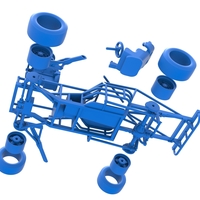 Outlaw Figure 8 Modified stock car Base 1:25 - Thumbnail 20