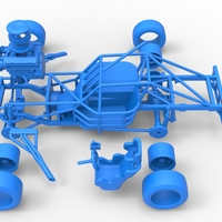 Outlaw Figure 8 Modified stock car Base 1:25 - Thumbnail 23