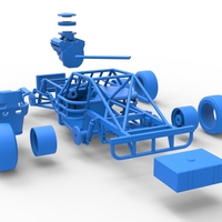 Outlaw Figure 8 Modified stock car Base 1:25 - Thumbnail 25