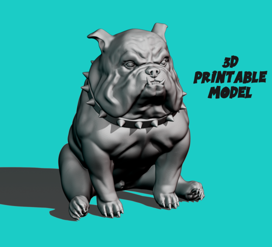 Mad Bulldog 3D Print 536487