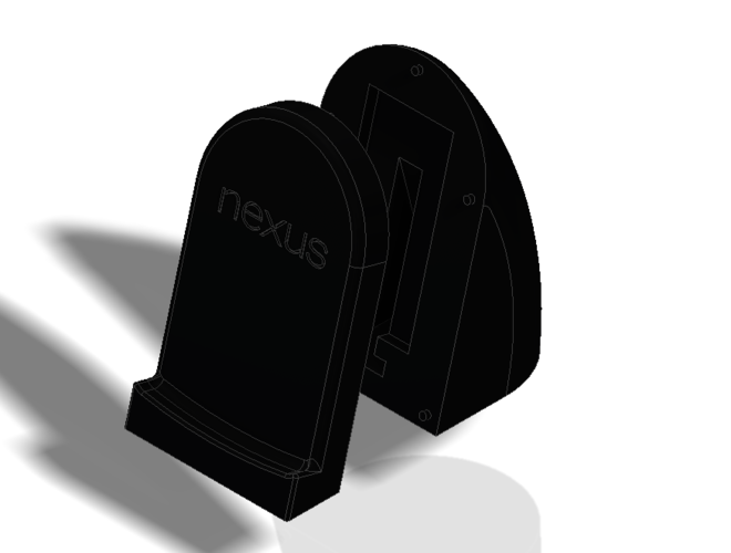 Nexus 5 wireless charger 3D Print 53683