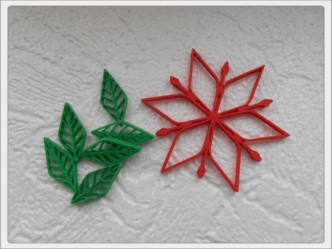 Color Snowflake 3D Print 53690